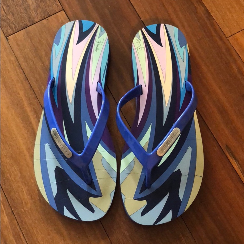 New Emilio Pucci Flip Flops